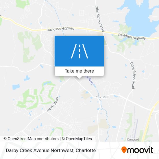 Darby Creek Avenue Northwest map