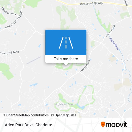 Arlen Park Drive map