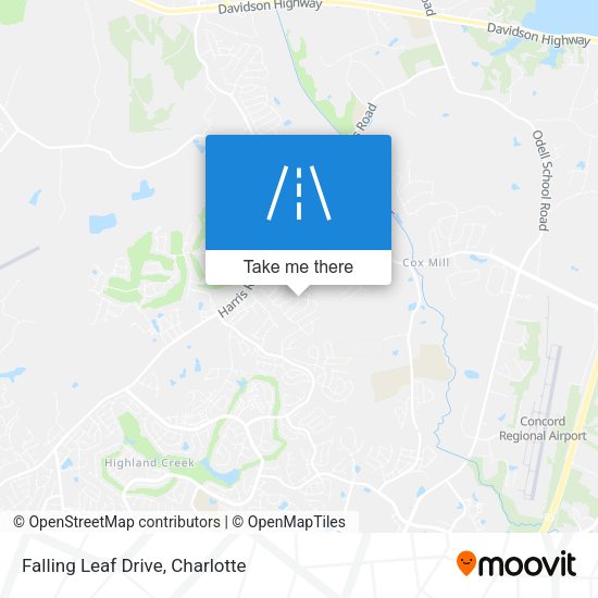 Falling Leaf Drive map