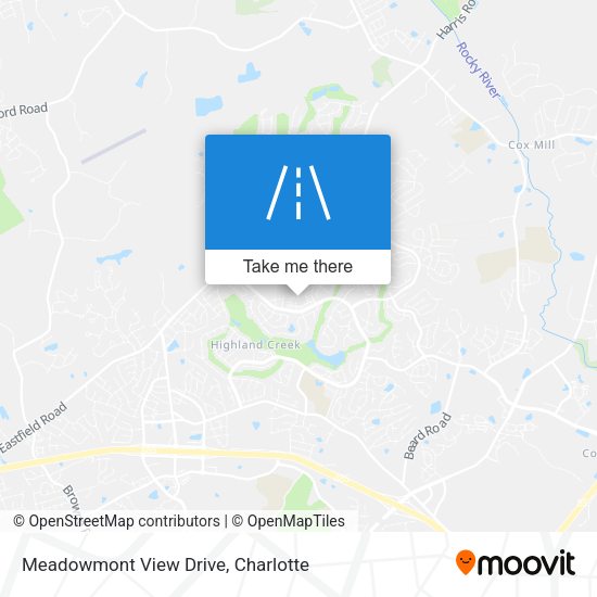 Mapa de Meadowmont View Drive