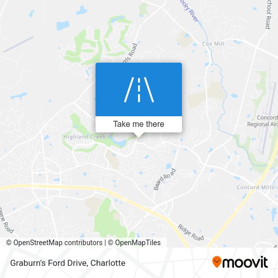 Mapa de Graburn's Ford Drive