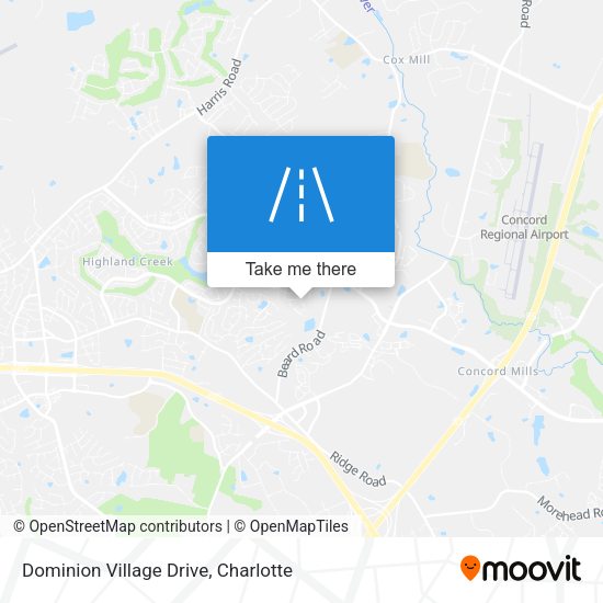 Dominion Village Drive map