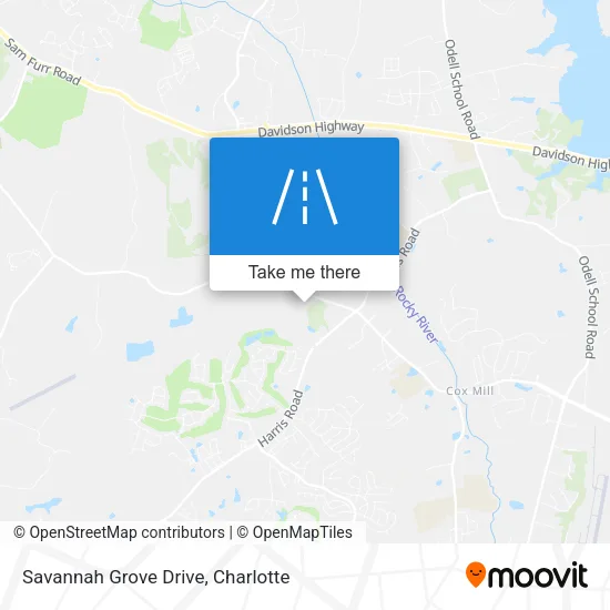 Savannah Grove Drive map
