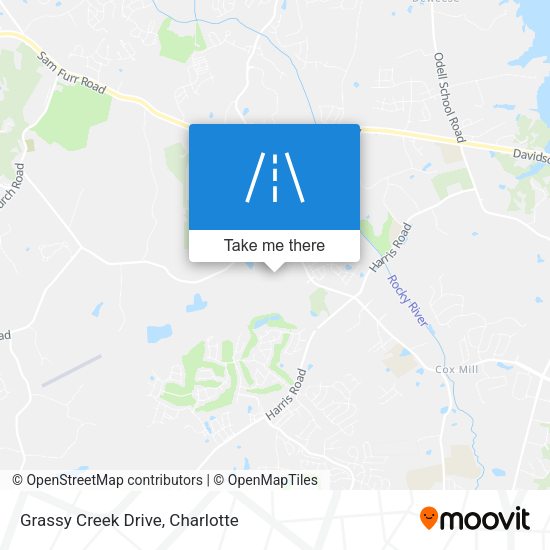 Grassy Creek Drive map
