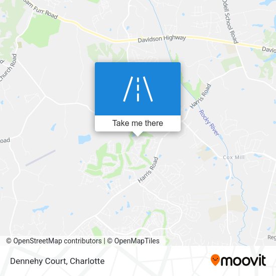 Mapa de Dennehy Court