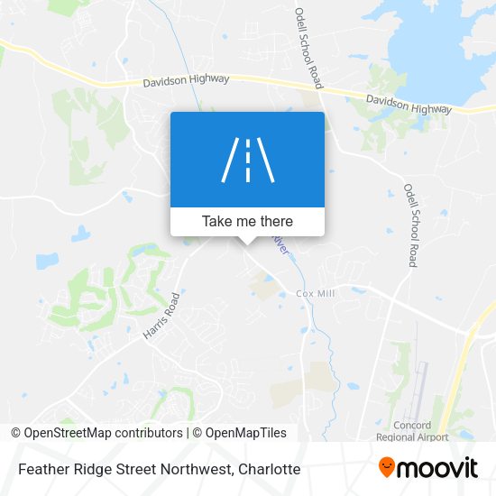 Feather Ridge Street Northwest map