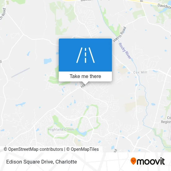 Edison Square Drive map