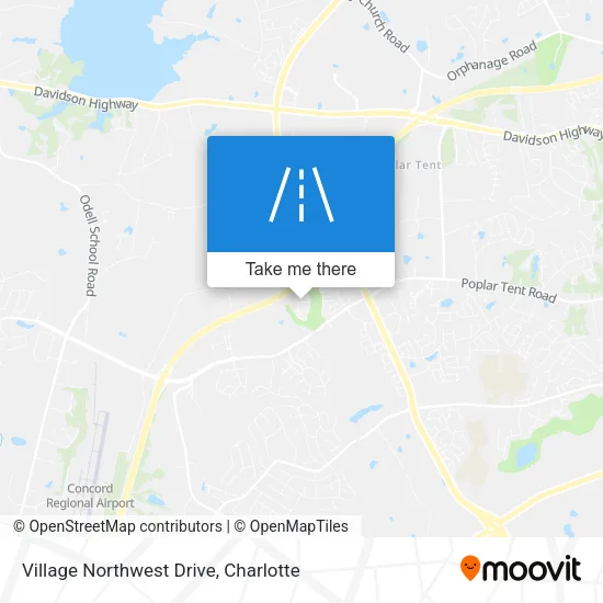 Village Northwest Drive map