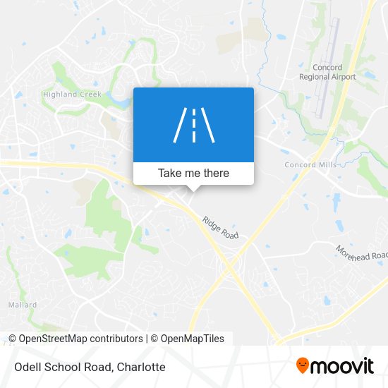 Mapa de Odell School Road
