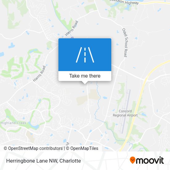Mapa de Herringbone Lane NW