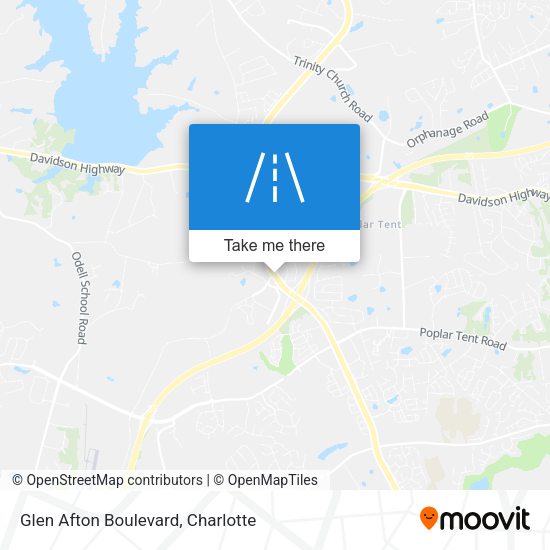 Glen Afton Boulevard map
