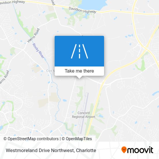 Mapa de Westmoreland Drive Northwest