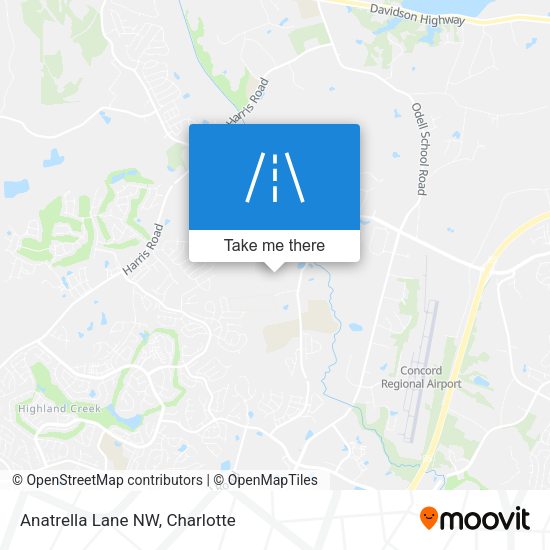 Mapa de Anatrella Lane NW
