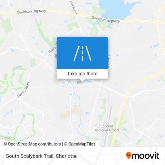 South Scalybark Trail map