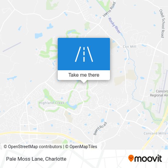 Mapa de Pale Moss Lane