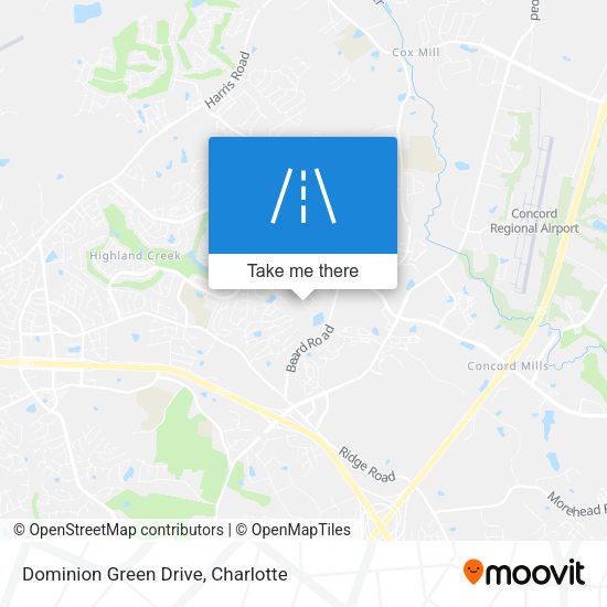 Dominion Green Drive map