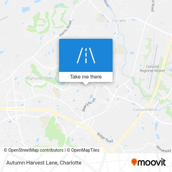 Mapa de Autumn Harvest Lane
