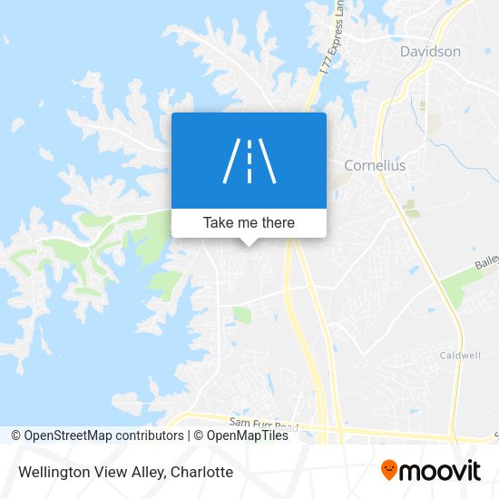 Wellington View Alley map