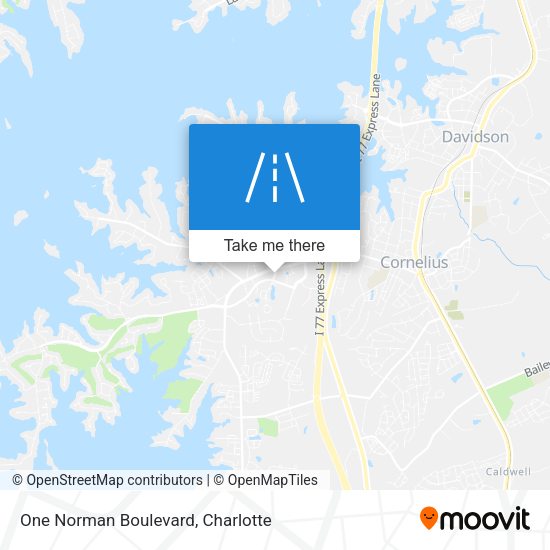 One Norman Boulevard map