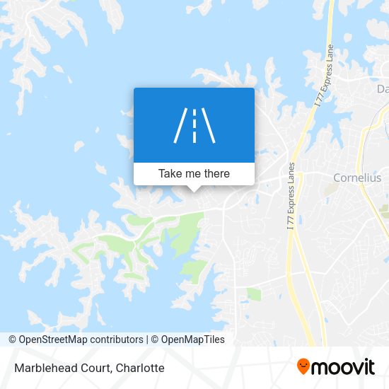 Mapa de Marblehead Court