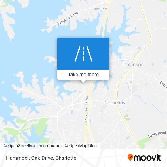 Hammock Oak Drive map