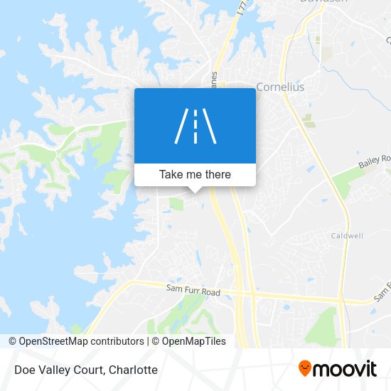 Doe Valley Court map