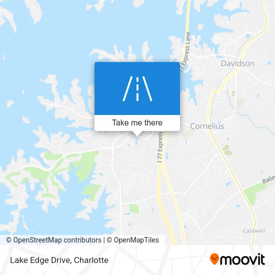 Lake Edge Drive map
