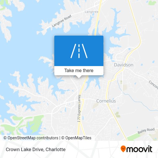 Crown Lake Drive map