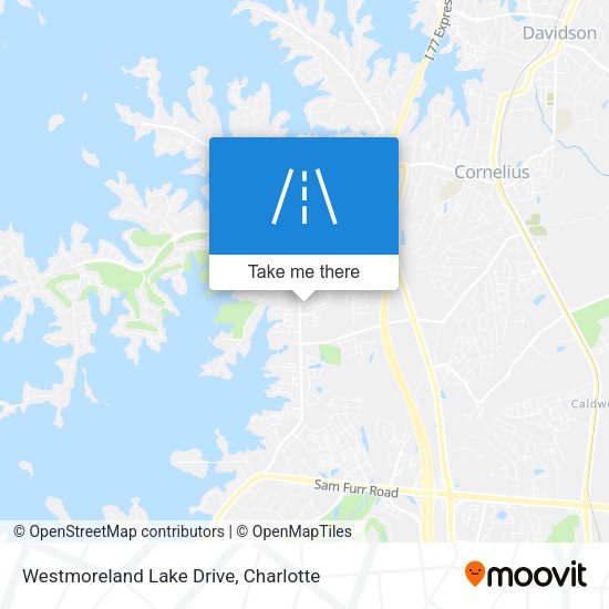 Westmoreland Lake Drive map