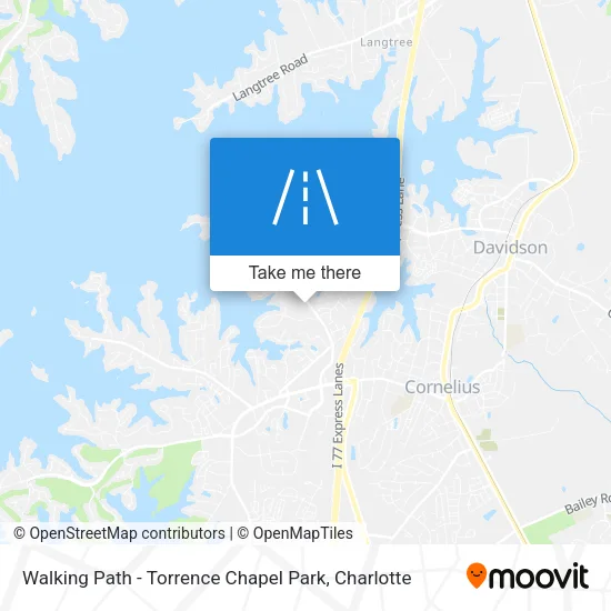 Walking Path - Torrence  Chapel Park map
