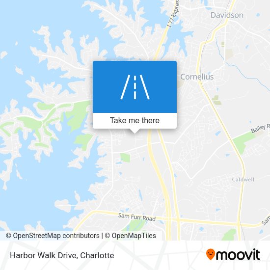 Harbor Walk Drive map