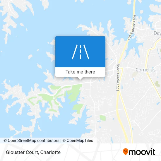 Glouster Court map