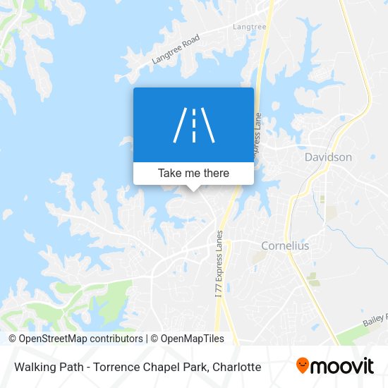 Walking Path - Torrence Chapel Park map