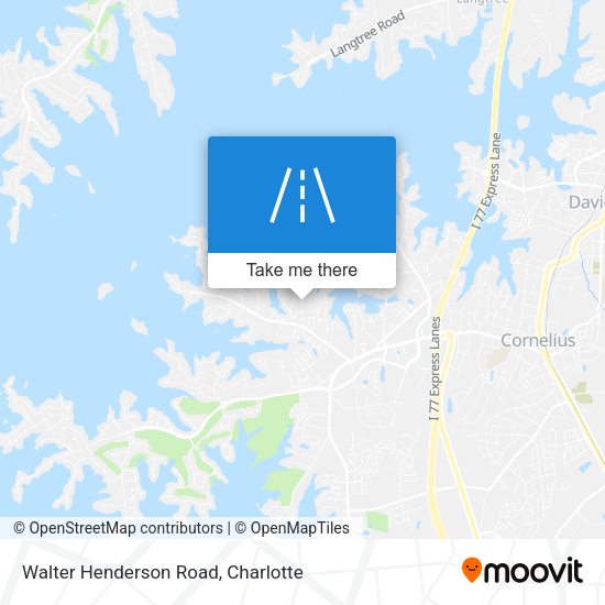 Mapa de Walter Henderson Road