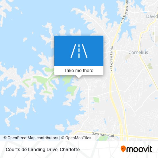 Courtside Landing Drive map