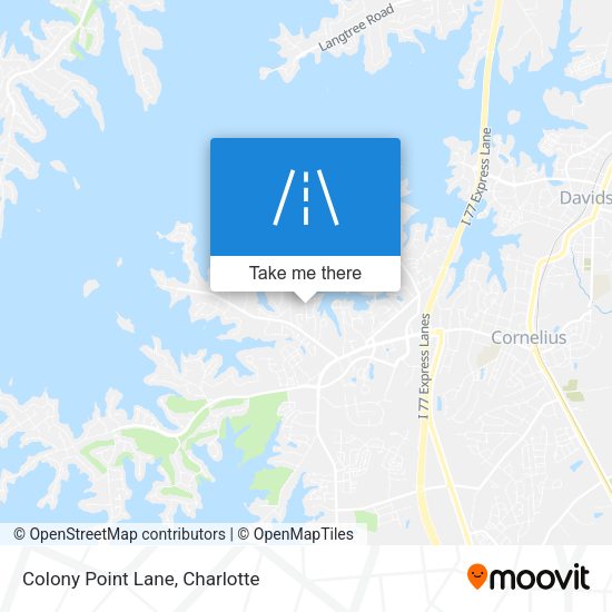 Mapa de Colony Point Lane