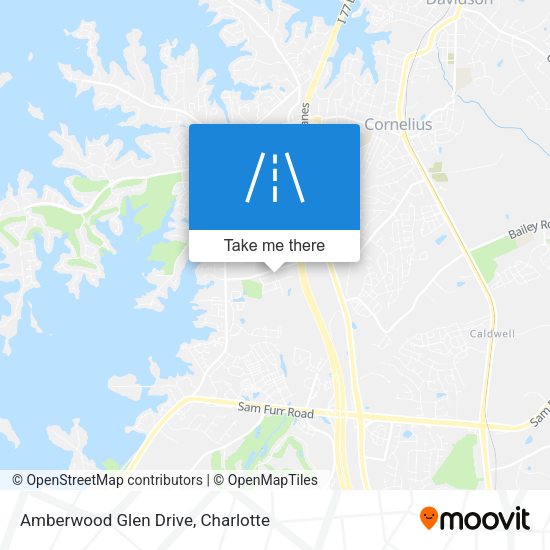 Amberwood Glen Drive map