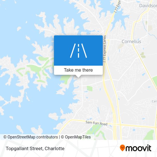 Topgallant Street map