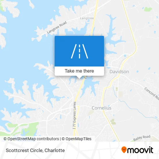 Scottcrest Circle map
