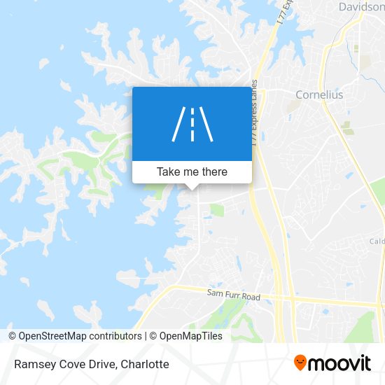 Ramsey Cove Drive map