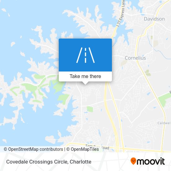Covedale Crossings Circle map