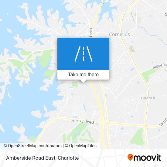 Amberside Road East map