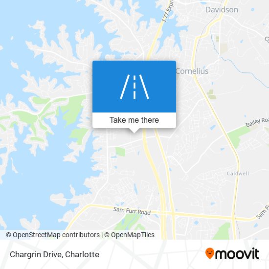 Chargrin Drive map