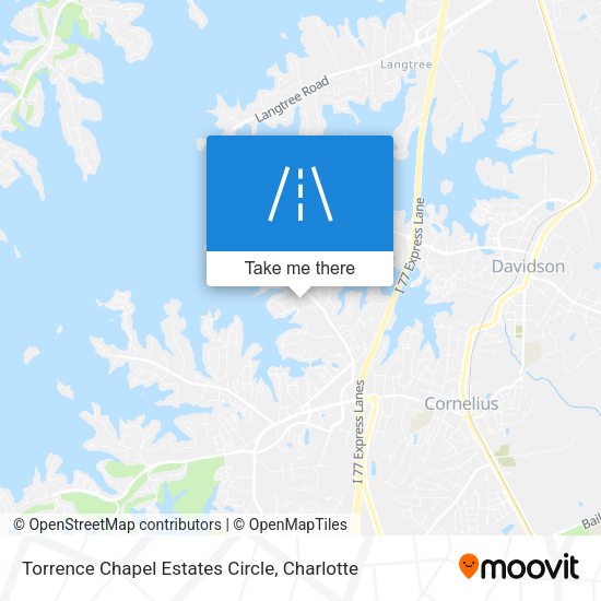 Torrence Chapel Estates Circle map