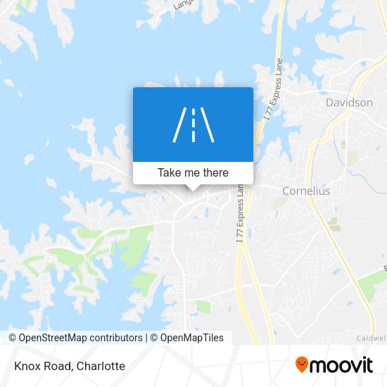 Mapa de Knox Road