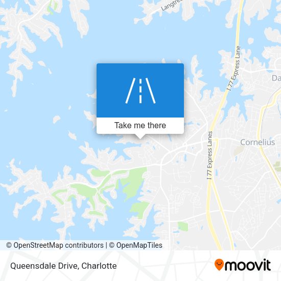 Queensdale Drive map