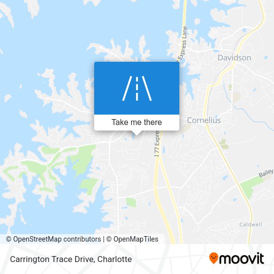 Carrington Trace Drive map