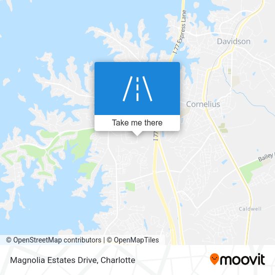 Magnolia Estates Drive map