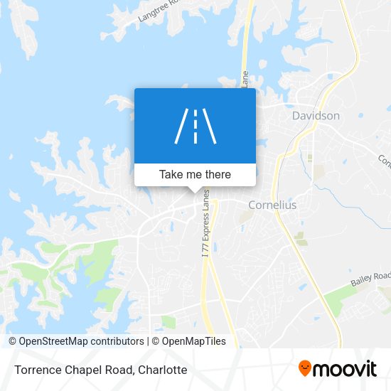 Torrence Chapel Road map