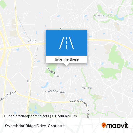 Sweetbriar Ridge Drive map